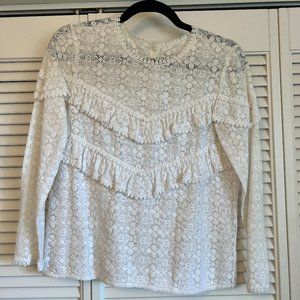 Sezane Lace Blouse